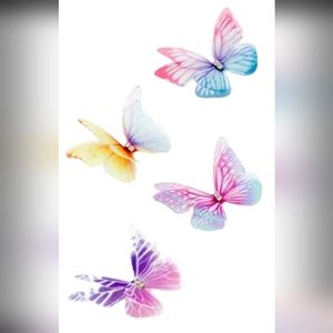 3D Organza Butterfly Silk